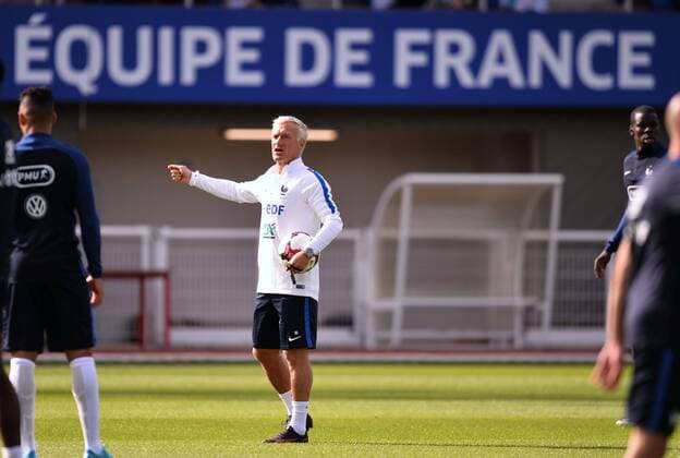 Bilder des Tages - SPORT Didier Deschamps FOOTBALL : Entrainement Equipe de France - Clairefontaine - 05 06 2017 AnthonyBIBARD FEP Panoramic 