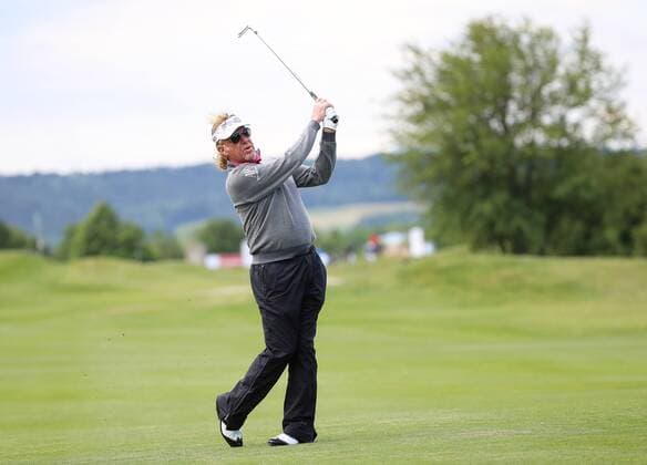 GOLF - PGA Golf Herren Lyoness Open 2017 ATZENBRUGG,AUSTRIA,07.JUN.17 - GOLF - PGA European Tour, Lyoness Open, Diamond Country Club, ProAm. Image shows Miguel Angel Jimenez (ESP). GEPAxpictures xChristianxWalgram