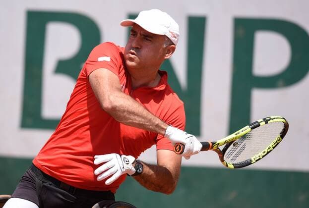 Stephane Houdet ( France ) TENNIS : Roland Garros 2017 - Internationaux de France - 08 06 2017 FedericoPestellini Panoramic 