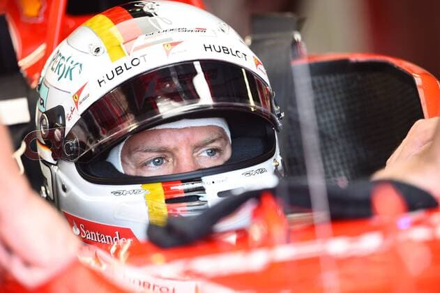 Sebastian Vettel (Scuderia Ferrari) mit Helm, Grosser Preis von Kanada 2017, Freies Training, Motorsport, Formel 1, 09.06.2017, Montreal Copyright: xAndre Eibner-Pressefotox EP_JAE