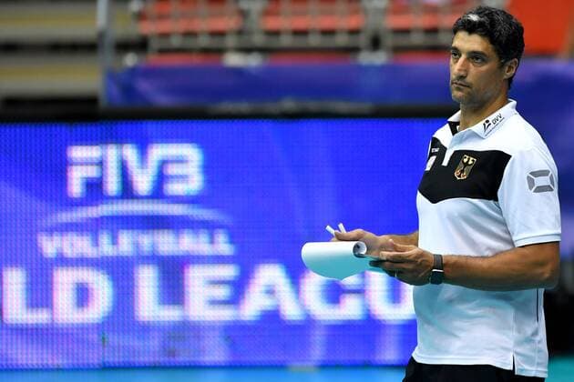 VOLLEYBALL - FIVB, AUT vs GER LINZ,AUSTRIA,09.JUN.17 - VOLLEYBALL - FIVB World League Tournament, Austria vs Germany. Image shows Trainer Andrea Giani (GER). GEPAxpictures xFlorianxErtl