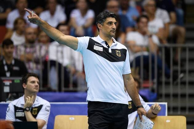 09.06.2017, TipsArena, Linz Volleyball, 2017 FIVB World League, Österreich Oesterreich (AUT) vs. Deutschland (GER) Andrea Giani (Bundestrainer Trainer GER)
