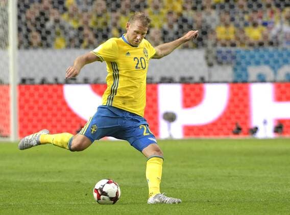 ====== Betalbild======= Stockholm Sweden 2017-06-09 World Cup Qualification 2017 18 Sweden vs France Ola Toivonen(SWE)2-1 KP0300003 