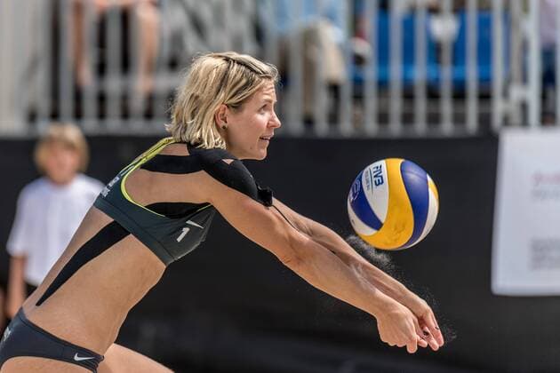 RP Beach Challenge, 10.06.2017 Laura Ludwig (Hamburger SV ), Olympiasiegerin Rios 2016; RP Beach Challenge am 10.06.2017, Duesseldorf. xPWx