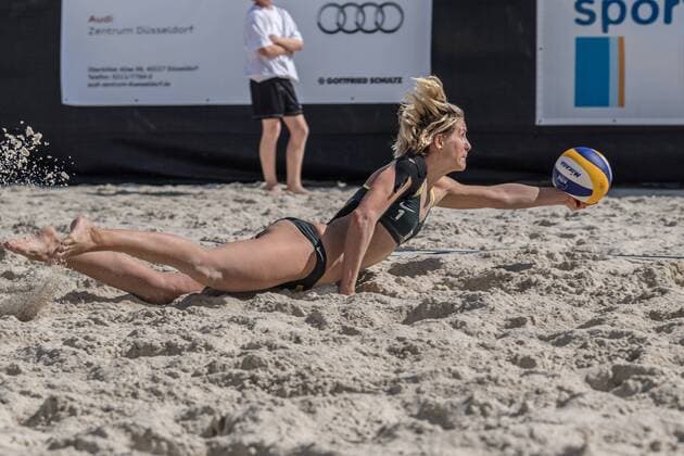 RP Beach Challenge, 10.06.2017 Laura Ludwig (Hamburger SV ), Olympiasiegerin Rios 2016; RP Beach Challenge am 10.06.2017, Duesseldorf. xPWx