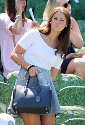 Tennis MercedesCup Stuttgart 2017 Deutschland, Stuttgart, 11.06.2017, Tennis, MercedesCup 2017, Stuttgart Weissenhof: Lina Meyer Freundin von Joshua Kimmich (FC Bayern München).