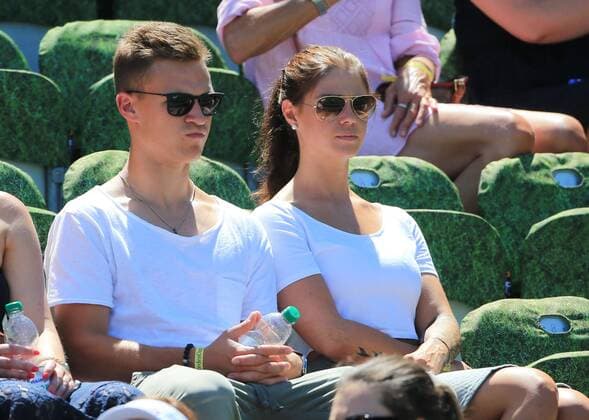 20170610, ATP Tennis Herren Tour World, MercedesCup, Weissenhof Stuttgart,Tennis im Bild: Joshua Kimmich (FCB) mit Begleitung