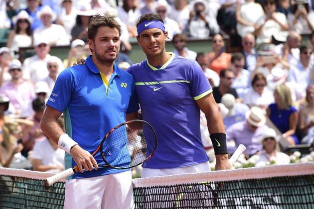 Bilder des Tages - SPORT Rafael Nadal (Esp) Stan Wawrinka (Sui) TENNIS : Roland Garros 2017 - Finale Homme - Internationaux de France - 11 06 2017 JBAutissier Panoramic 