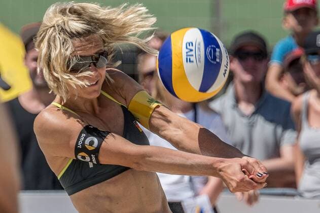 Bilder des Tages - SPORT RP Beach Challenge, 11.06.2017 Laura Ludwig (Hamburger SV ), Olympiasiegerin Rio 2016; RP Beach Challenge am 11.06.2017, Duesseldorf. xPWx