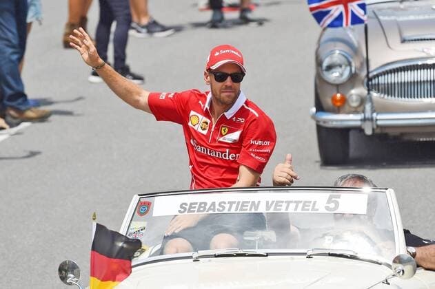 Sebastian Vettel (Scuderia Ferrari) bei der Fahrerparade, Grosser Preis von Kanada 2017, Rennen, Motorsport, Formel 1, 11.06.2017, Montreal Copyright: xAndre Eibner-Pressefotox EP_JAE