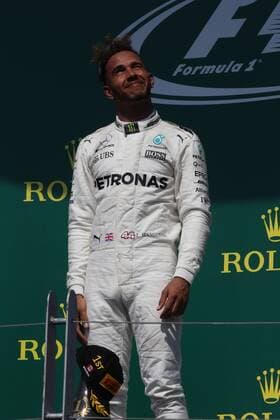 Canadian Grand Prix, Montreal 8 - 11 June 2017 11.06.2017, Podium, winner Lewis Hamilton (GBR) Mercedes AMG F1 W08 