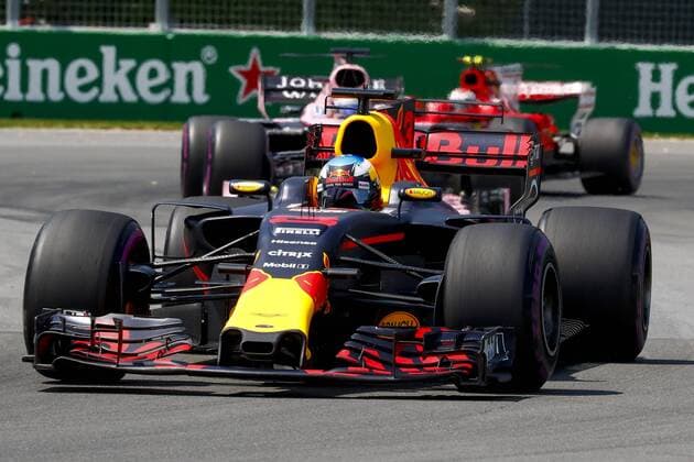 Motorsports: FIA Formula One World Championship WM Weltmeisterschaft 2017, Grand Prix of Canada, 3 Daniel Ricciardo (AUS, Red Bull Racing), Montreal Canada xHOCHxZWEIx