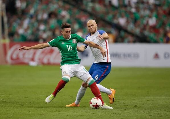June 11, 2017 - Mexico City, Mexico - Mexico City, Mexico - Sunday June 11, 2017: Micheal Bradley during a 2018 FIFA World Cup WM Weltmeisterschaft Fussball Qualifying Final Round match between the men s national teams of the United States (USA) and Mexico (MEX) at Azteca Stadium. Micheal Bradley - ZUMAt139 20170611_zaa_t139_014 Copyright: xMikexJanoszx