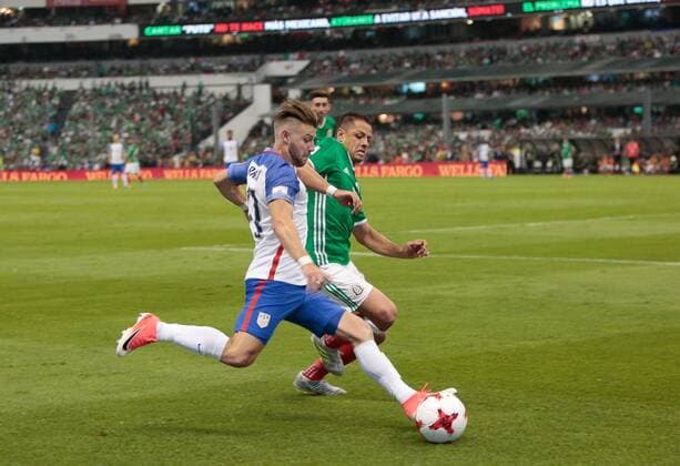 June 11, 2017 - Mexico City, Mexico - Mexico City, Mexico - Sunday June 11, 2017: Paul Arriola during a 2018 FIFA World Cup WM Weltmeisterschaft Fussball Qualifying Final Round match between the men s national teams of the United States (USA) and Mexico (MEX) at Azteca Stadium. Paul Arriola - ZUMAt139 20170611_zaa_t139_011 Copyright: xMikexJanoszx