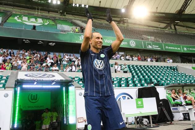 Martin Petrov (VfL Wolfsburg Allstars) - Anlässlich des 20-jährigen Bundesliga-Jubiläums Spielen zwei Legendenmannschaften in einem Jubiläumsspiel 97er Aufstiegshelden gegen die VfL-Allstars in der Volkswagen Arena in Wolfsburg - Deutschland, Fußball, Mann, Männer,11.06.2017