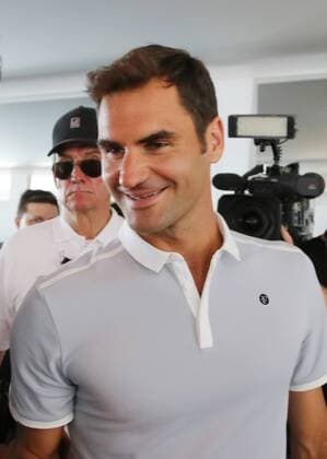 Tennis MercedesCup 2017 Stuttgart 12.06.2017 Deutschland Tennis MercedesCup beim TC Weissenhof Stuttgart Foto Herbert Rudel Roger Federer (SUI) bei der Pressekonferenz.