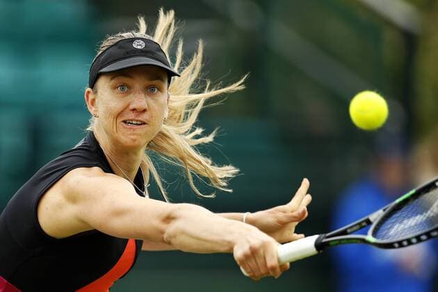 Mona Barthel of Germany during the AEGON Nottingham Open match at the Nottingham Tennis Centre. Picture date: June 12th, 2017. Picture credit should read: Matt McNulty Sportimage EDITORIAL USE ONLY. No use with unauthorised audio, video, data, fixture lists, club league logos or live services. Online in-match use limited to 120 images, no video emulation. No use in betting, games or single club league player publications.