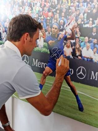 Tennis MercedesCup Stuttgart 2017 PK Roger Federe Deutschland, Stuttgart, 12.06.2017, Tennis, MercedesCup 2017, Stuttgart Weissenhof, Pressekonferenz: Roger Federer.