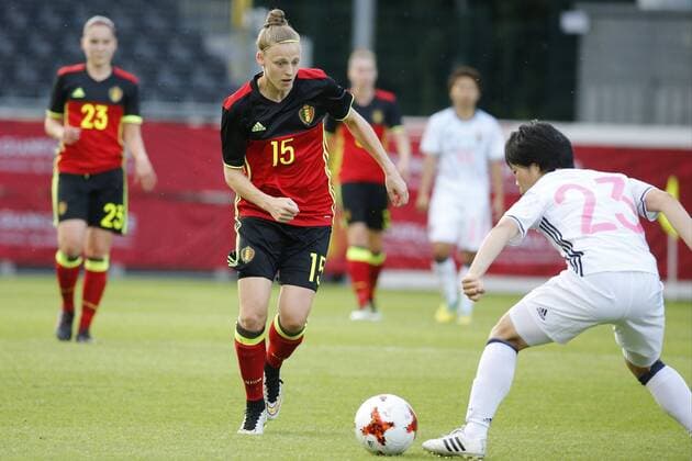 Daniels Yana of Belgium FOOTBALL FEMININ : Belgique vs Japon - Amical - 13 06 2017 PhotoNews Panoramic 