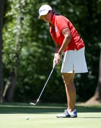 GOLF - EGA, European Senior Ladies Championship SCHOENBORN,AUSTRIA,15.JUN.17 - GOLF - EGA, European Senior Ladies Championship, GC Schloss Schoenborn. Image shows Barbara Haberl (AUT). GEPAxpictures xMarioxKneisl