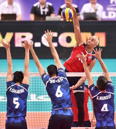2017.06.15 Katowice Siatkowka mezczyzn Liga Swiatowa 2017 Liga Swiatowa 2017 - Iran - USA N z Patch Benjamin Foto Rafal Rusek PressFocus 2017.06.15 Katowice Men volleyball FIVB Volleyball World League 2017 Katowice World League Iran - USA Patch Benjamin Credit: Rafal Rusek PressFocus NEWSPIX.PL --- Newspix.pl  20170615PF_RR070