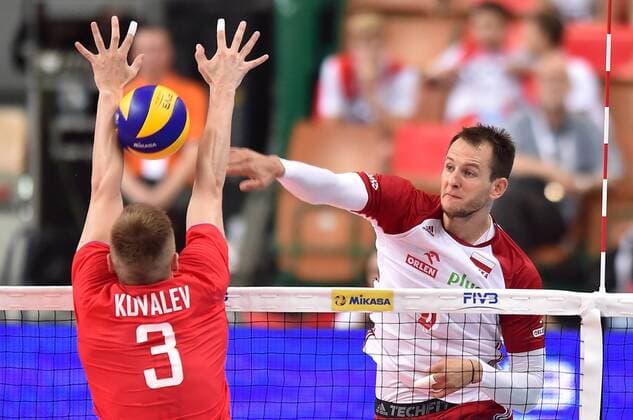 2017.06.15 Katowice Siatkowka mezczyzn Liga Swiatowa 2017 Liga Swiatowa 2017 - Polska - Rosja N z Kurek Bartosz Foto Rafal Rusek PressFocus 2017.06.15 Katowice Men volleyball FIVB Volleyball World League 2017 Katowice World League Poland - Russia Kurek Bartosz Credit: Rafal Rusek PressFocus NEWSPIX.PL --- Newspix.pl  20170615PF_RR310