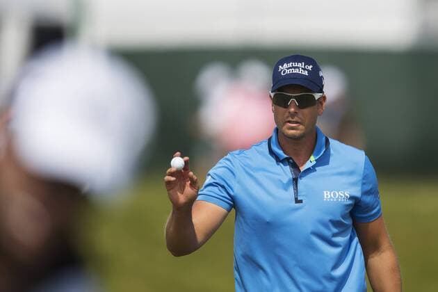 170616 Sveriges Henrik Stenson under andra omgangen i golfturneringen US Open den 16 juni 2017 i Hartford.  Copyright: JOELxMARKLUND BB170616JM010