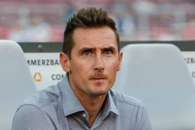 Nuernberg, Germany, 10.06.2017, Laenderspiel, 6. Spieltag - WM-Qualifikation Europa, Deutschland - San Marino, Miroslav Klose guckt ( DeFodi048
