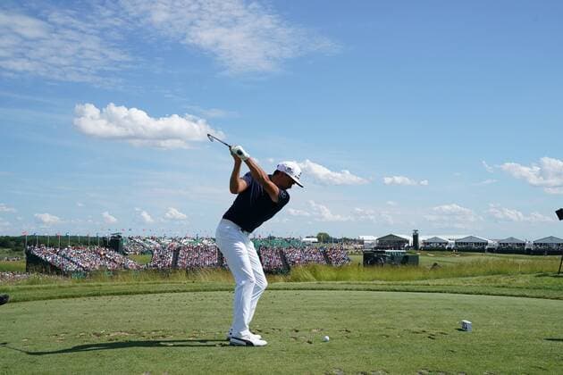 Rickie Fowler (USA), JUNE 16, 2017 - Golf : Rickie Fowler of the United States on the 9th hole during the second round of the 117th U.S. Open Championship at Erin Hills golf course in Erin, Wisconsin, United States. NOxTHIRDxPARTYxSALES.  (waha020749)