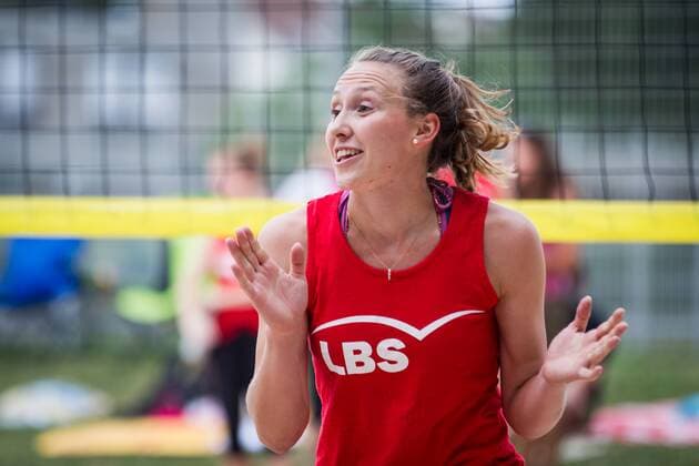 Jubel Vanessa Gruhn (MTV Ludwigsburg); LBS Cup Beachvolleyball A-City Stuttgart, Schwabenplatz, Stuttgart Germany, 20170617; Stuttgart Copyright: xWuechnerx xEibner-Pressefotox EP_nwr
