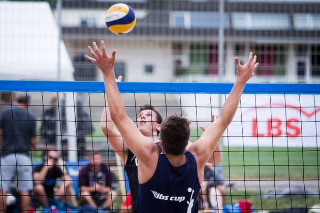 Angriff Lucas Wenz (Heidelberger TV); LBS Cup Beachvolleyball A-City Stuttgart, Schwabenplatz, Stuttgart Germany, 20170617; Stuttgart Copyright: xWuechnerx xEibner-Pressefotox EP_nwr