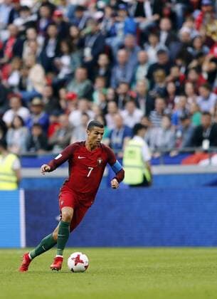 Portugal vs. Mexico KAZAN, RT - 18.06.2017: PORTUGAL VS. MEXICO - Cristiano RONALDO of Portugal during a match between Portugal and Mexico valid for the first round of the Confederations Cup 2017 on Sunday (18), held at the Kazan Arena in Kazan, Russia. (Photo: Rodolfo Buhrer La Imagem Fotoarena) x1339437x  RodolfoxBuhrer