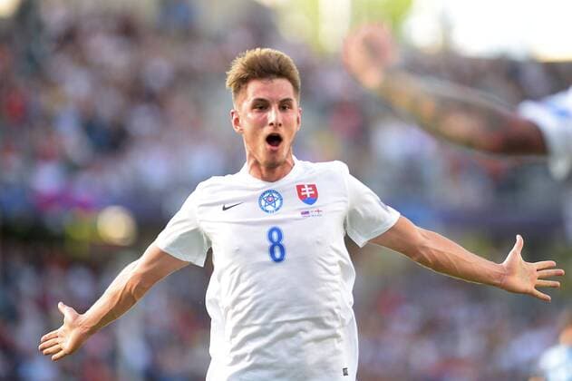 KIELCE 19.06.2017 MECZ GRUPA A MISTRZOSTWA EUROPY U-21 W PILCE NOZNEJ 2017: SLOWACJA - ANGLIA --- 2017 UEFA EUROPEAN U21 U 21 CHAMPIONSHIP MATCH: SLOVAKIA - ENGLAND MARTIN CHRIEN FOT. KAROL BARWICKI 400mm.pl NEWSPIX.PL --- Newspix.pl FRANCE OUT!  170619BAR001