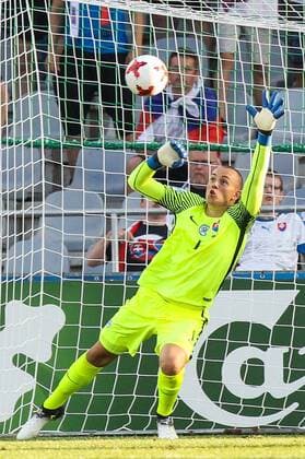 19.06.2017, Kielce, UEFA EURO EM Europameisterschaft Fussball Under21 Championships Slovakia - England , Mistrzostwa Europy U-21 Slowacja - Anglia International football , N Z Adrian Chovan (SLO) , FOT. Adam Jastrzebowski newspix.pl --- Newspix.pl FRANCE OUT!  20170619_awj_2211