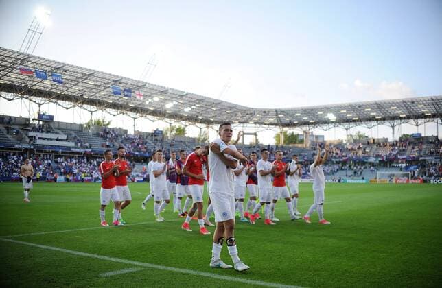 Fußball, U21 EM, Slowakei - England 2017.06.19 Kielce Pilka Nozna Mistrzostwa Europy U21 U 21 Slowacja - Anglia N z Lukas Haraslin Foto Rafal Rusek PressFocus 2017.06.19 Kielce Football UEFA Under21 Championship Poland 2017 Slovakia - England Lukas Haraslin Credit: Rafal Rusek PressFocus NEWSPIX.PL --- Newspix.pl FRANCE OUT!  20170619PF_RR909