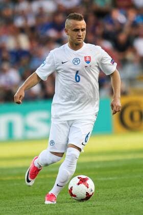 June 19, 2017 - Kielce, Poland - Stanislav Lobotka (SLO) during the UEFA U-21 European Championship EM Europameisterschaft Group A football match Slovakia vs England in Kielce, Poland on June 19, 2017. Slovakia v England - 2017 UEFA European Under-21 Championship  - ZUMAn230 20170619_zaa_n230_478 Copyright: xFotoxOlimpikx