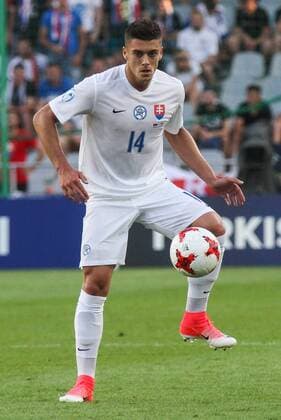 June 19, 2017 - Kielce, Poland - Robert Mazan (SLO) during the UEFA U-21 European Championship EM Europameisterschaft Group A football match Slovakia vs England in Kielce, Poland on June 19, 2017. Slovakia v England - 2017 UEFA European Under-21 Championship  - ZUMAn230 20170619_zaa_n230_490 Copyright: xFotoxOlimpikx