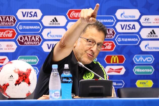 Trainer Juan Carlos Osorio Arbelaez (Mexiko, Mexico) - 20.06.2017: Abschlusstraining der Nationalmannschaft Mexiko, Fisht Stadium Sotschi
