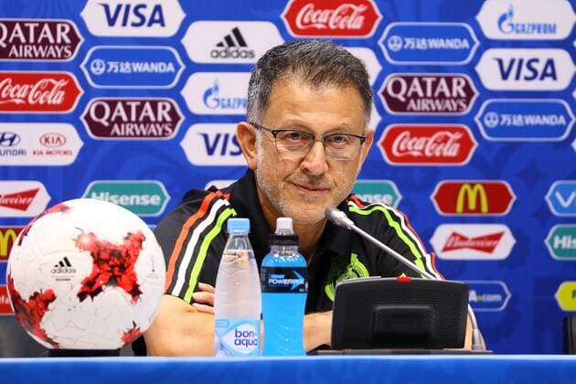 Trainer Juan Carlos Osorio Arbelaez (Mexiko, Mexico) - 20.06.2017: Abschlusstraining der Nationalmannschaft Mexiko, Fisht Stadium Sotschi