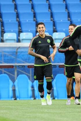 Carlos Salcedo (Mexiko, Mexico), Neuzugang bei Eintracht Frankfurt - 20.06.2017: Abschlusstraining der Nationalmannschaft Mexiko, Fisht Stadium Sotschi