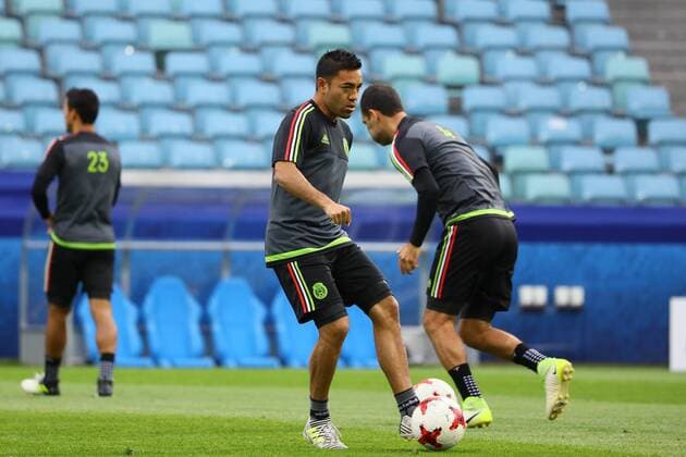 Marco Fabian (Mexiko, Mexico) - 20.06.2017: Abschlusstraining der Nationalmannschaft Mexiko, Fisht Stadium Sotschi