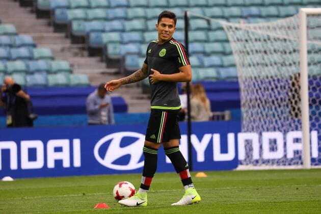Carlos Salcedo (Mexiko, Mexico), Neuzugang bei Eintracht Frankfurt - 20.06.2017: Abschlusstraining der Nationalmannschaft Mexiko, Fisht Stadium Sotschi