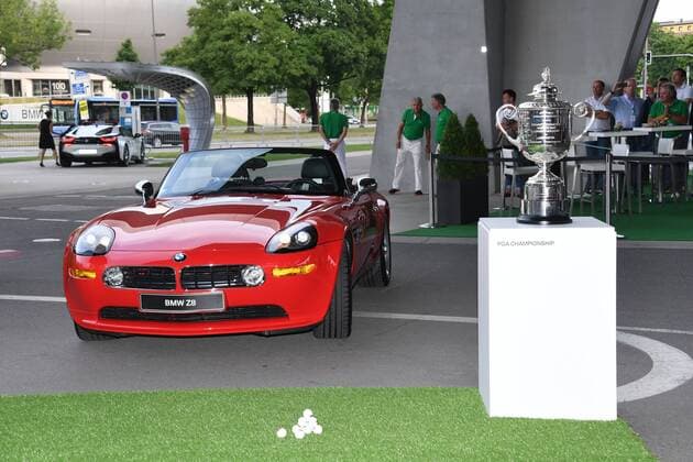 Pokal BMW Major Champion Challenge Tee-Off Night BMW International Open 2017 BMW Welt München 20. Juni 2017