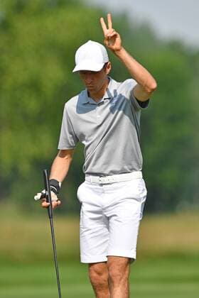 Thomas MUELLER (MÜLLER,Bayern Muenchen) mit Daumenschiene,Verband, Aktion,Einzelbild ,angeschnittenes Einzelmotiv, Halbfigur,halbe Figur. ProAm ,GOLF,BMW International Open 2017 am 21.06.2017 in Muenchen Eichenried.