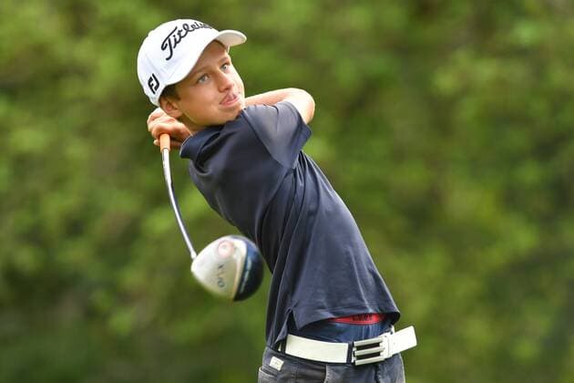Marc STEINHAUSER (SUI,junges Nachwuchstalent), Aktion,Einzelbild,angeschnittenes Einzelmotiv,Halbfigur,halbe Figur. ProAm ,GOLF,BMW International Open 2017 am 21.06.2017 in Muenchen Eichenried.