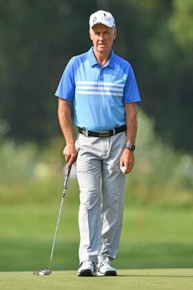 Fritz FISCHER (Ex Biathlet), Aktion,Einzelaktion ,Einzelbild,Freisteller, Ganzkoerperaufnahme,ganze Figur. ProAm ,GOLF,BMW International Open 2017 am 21.06.2017 in Muenchen Eichenried.