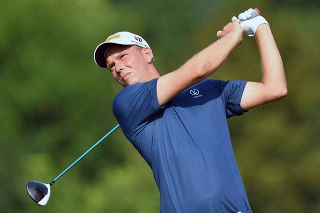 Marcel SIEM (GER), Aktion,Einzelbild,angeschnittenes Einzelmotiv,Halbfigur,halbe Figur. ProAm ,GOLF,BMW International Open 2017 am 21.06.2017 in Muenchen Eichenried.