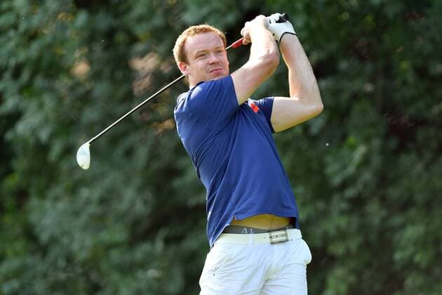 Rodelas Felix LOCH, Aktion,Einzelbild,angeschnittenes Einzelmotiv,Halbfigur,halbe Figur. ProAm ,GOLF,BMW International Open 2017 am 21.06.2017 in Muenchen Eichenried.
