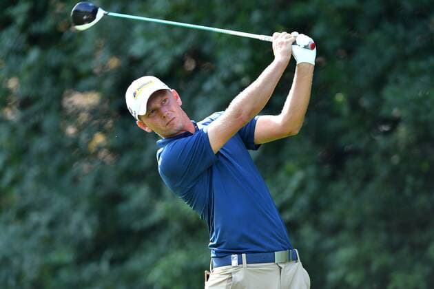 Marcel SIEM (GER), Aktion,Einzelbild,angeschnittenes Einzelmotiv,Halbfigur,halbe Figur. ProAm ,GOLF,BMW International Open 2017 am 21.06.2017 in Muenchen Eichenried.