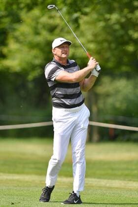 Ralph HASENHUETTL (Trainer Red Bull Leipzig), Aktion,Einzelaktion, Einzelbild,Freisteller, Ganzkoerperaufnahme,ganze Figur. ProAm ,GOLF,BMW International Open 2017 am 21.06.2017 in Muenchen Eichenried.